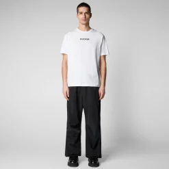 Save The Duck T-Shirts & Sweatshirts>Herren T-shirt Nalo In Weiss