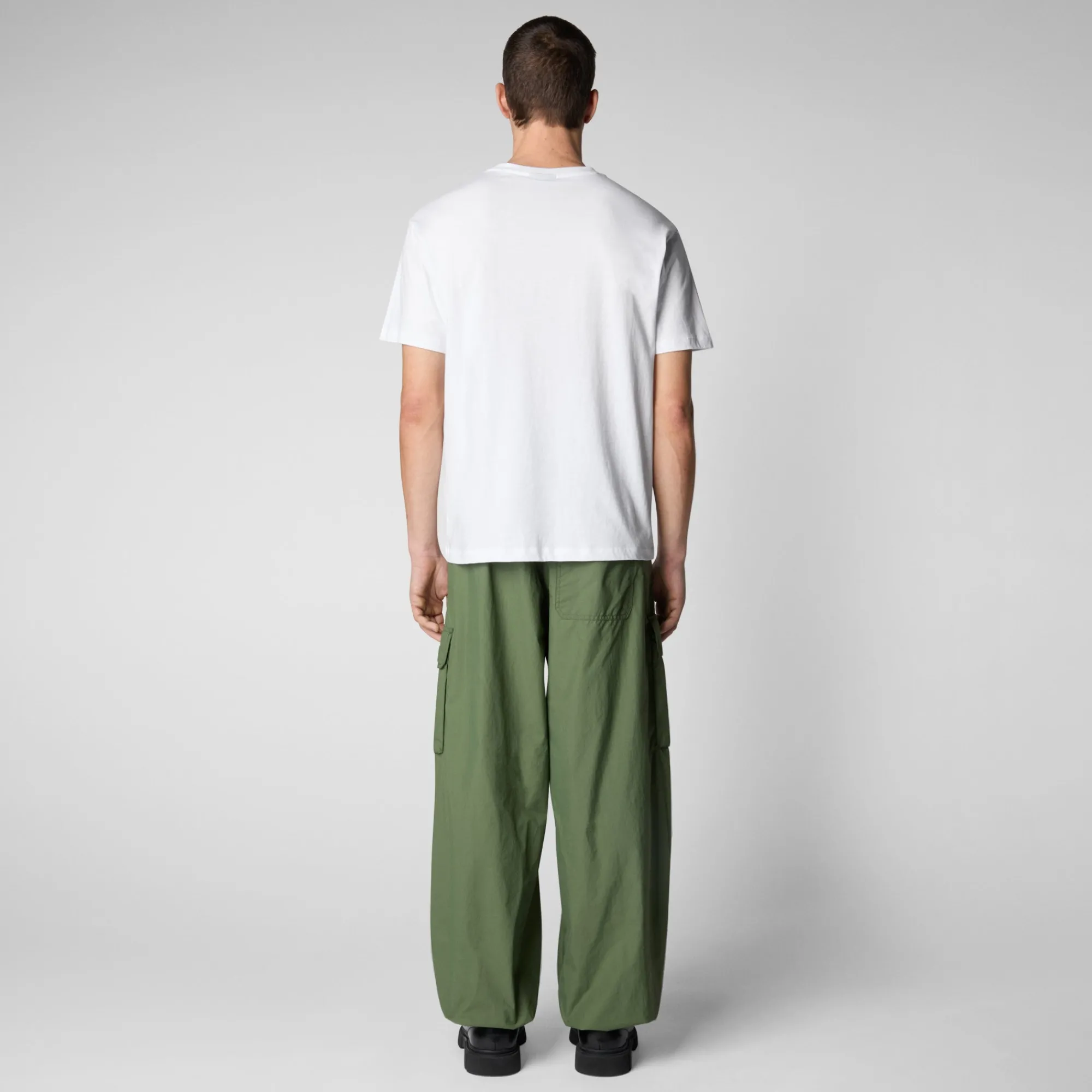 Save The Duck T-Shirts & Sweatshirts>Herren T-shirt Pepo In Weiss
