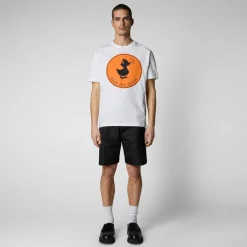 Save The Duck T-Shirts & Sweatshirts>Herren T-shirt Sabik In Weiss