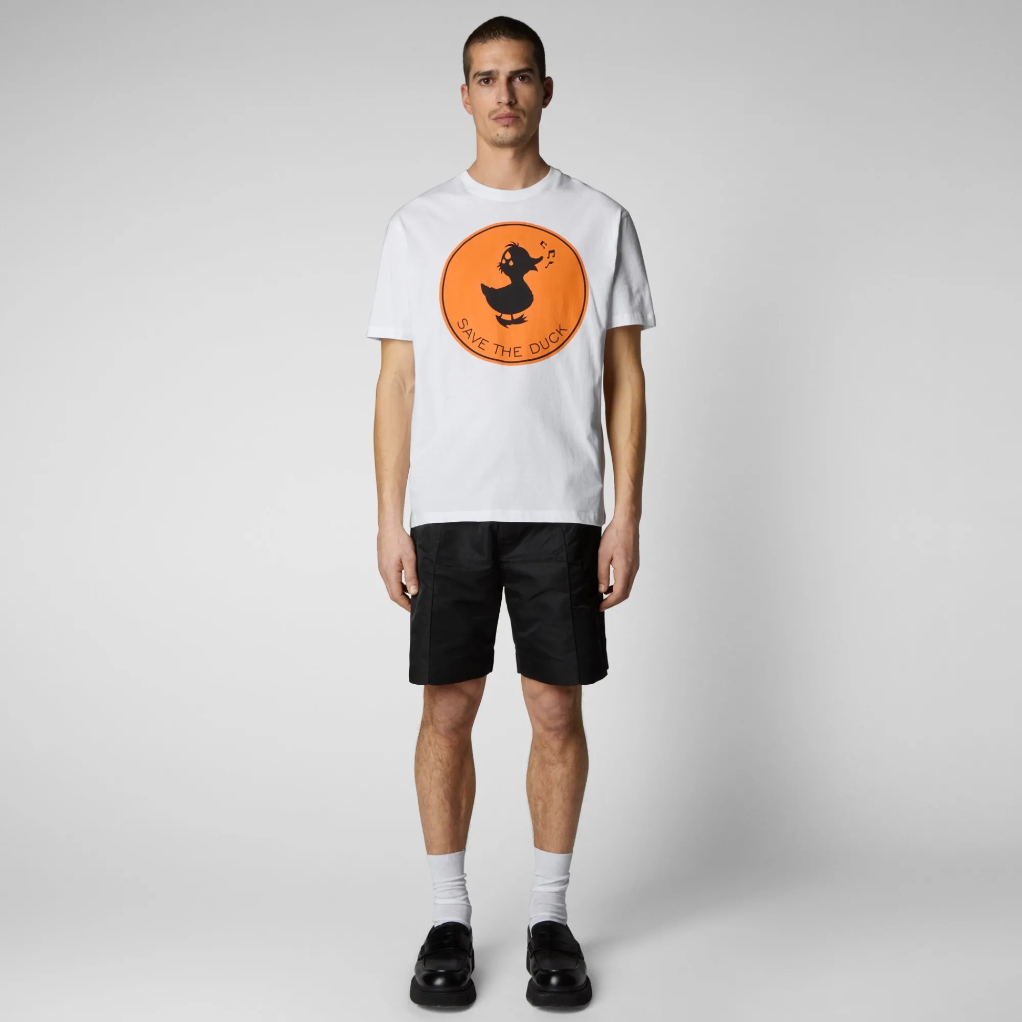 Save The Duck T-Shirts & Sweatshirts>Herren T-shirt Sabik In Weiss