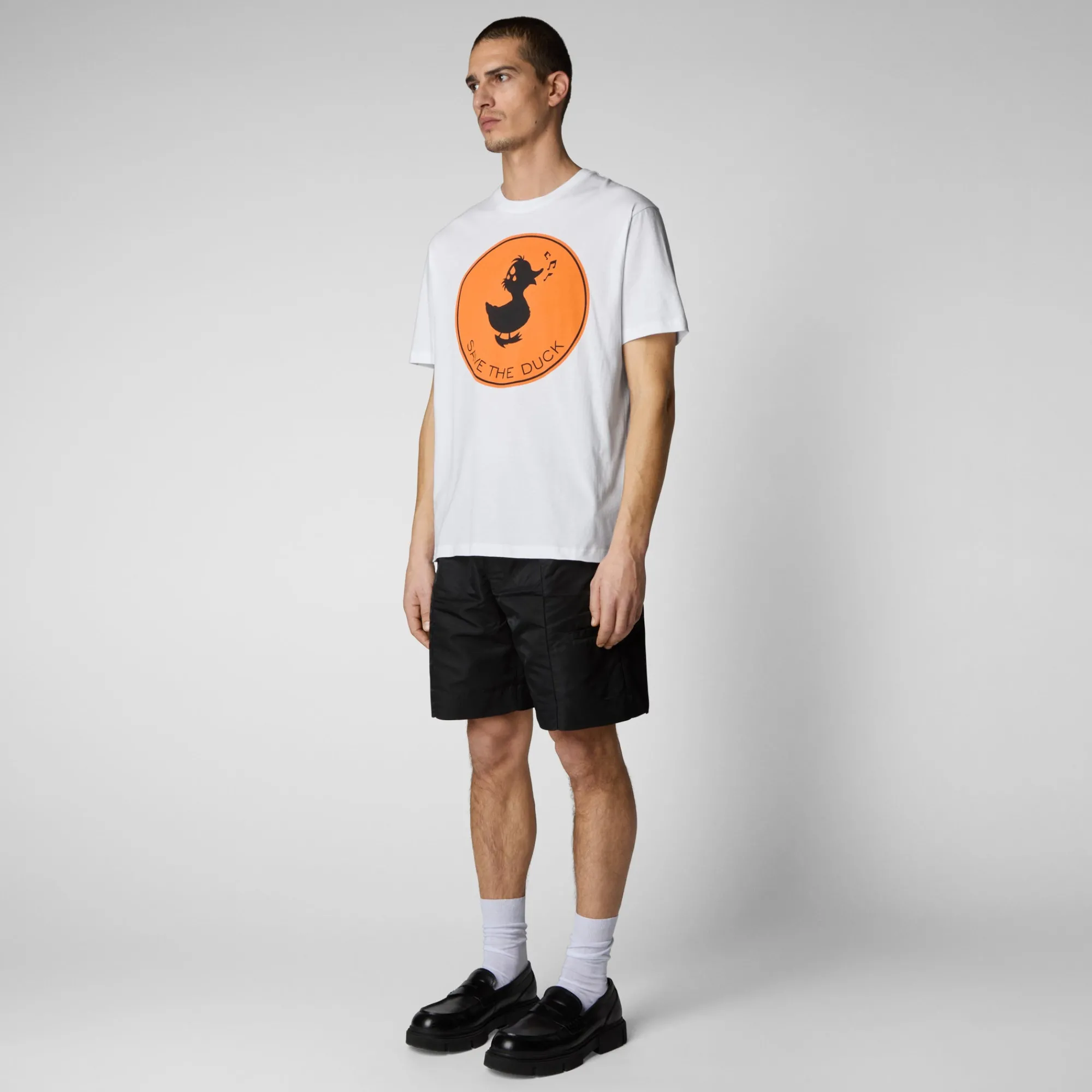 Save The Duck T-Shirts & Sweatshirts>Herren T-shirt Sabik In Weiss