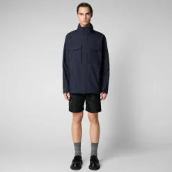 Save The Duck Jacken>Herrenjacke Irving In Blauschwarz