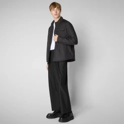 Save The Duck Jacken>Herrenjacke Stellan In Braunschwarz
