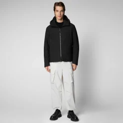 Save The Duck Jacken>Herren-Parka Sabal Mit Kapuze In Schwarz