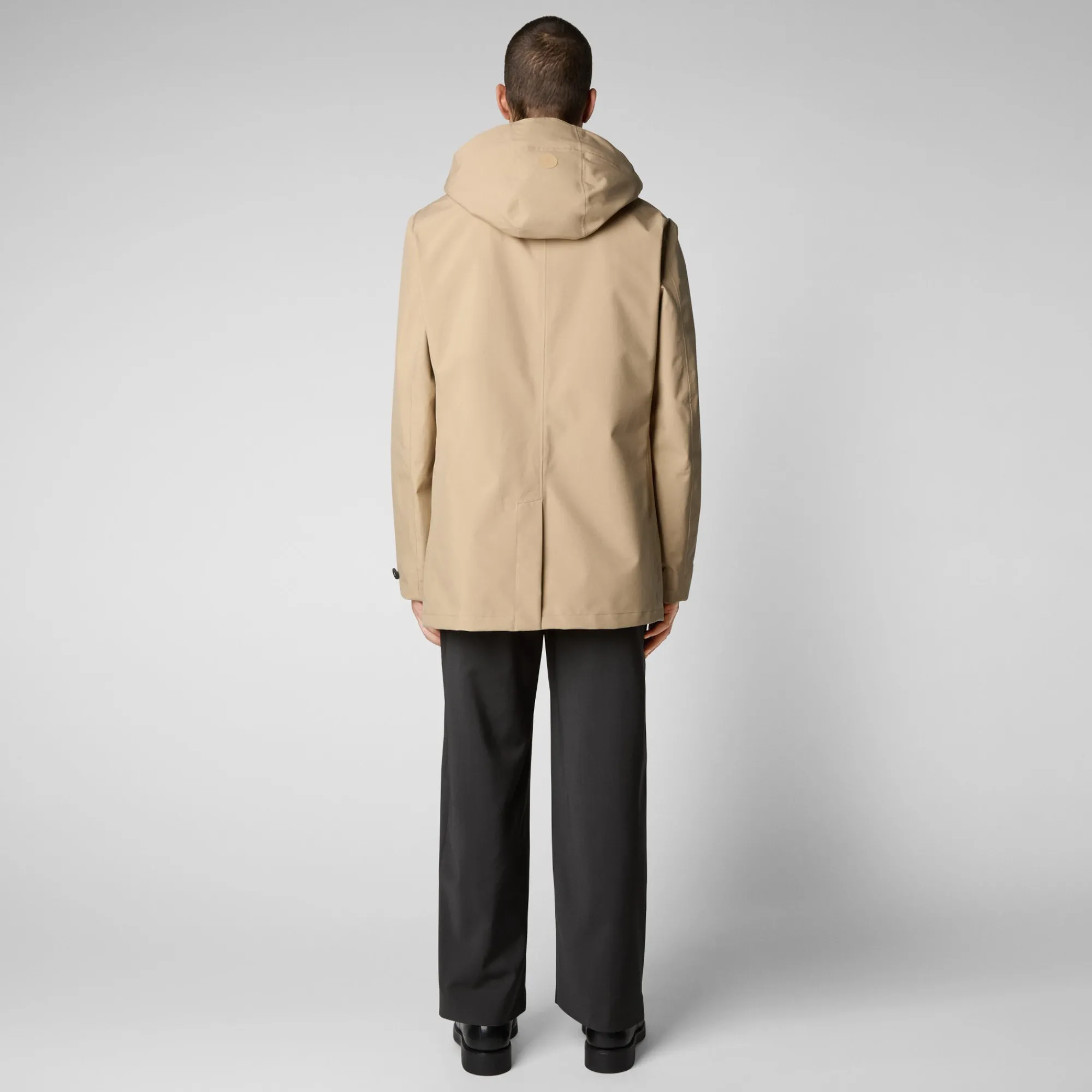 Save The Duck Regenmäntel>Herren-regenjacke Benjamin In Dunkelbeige