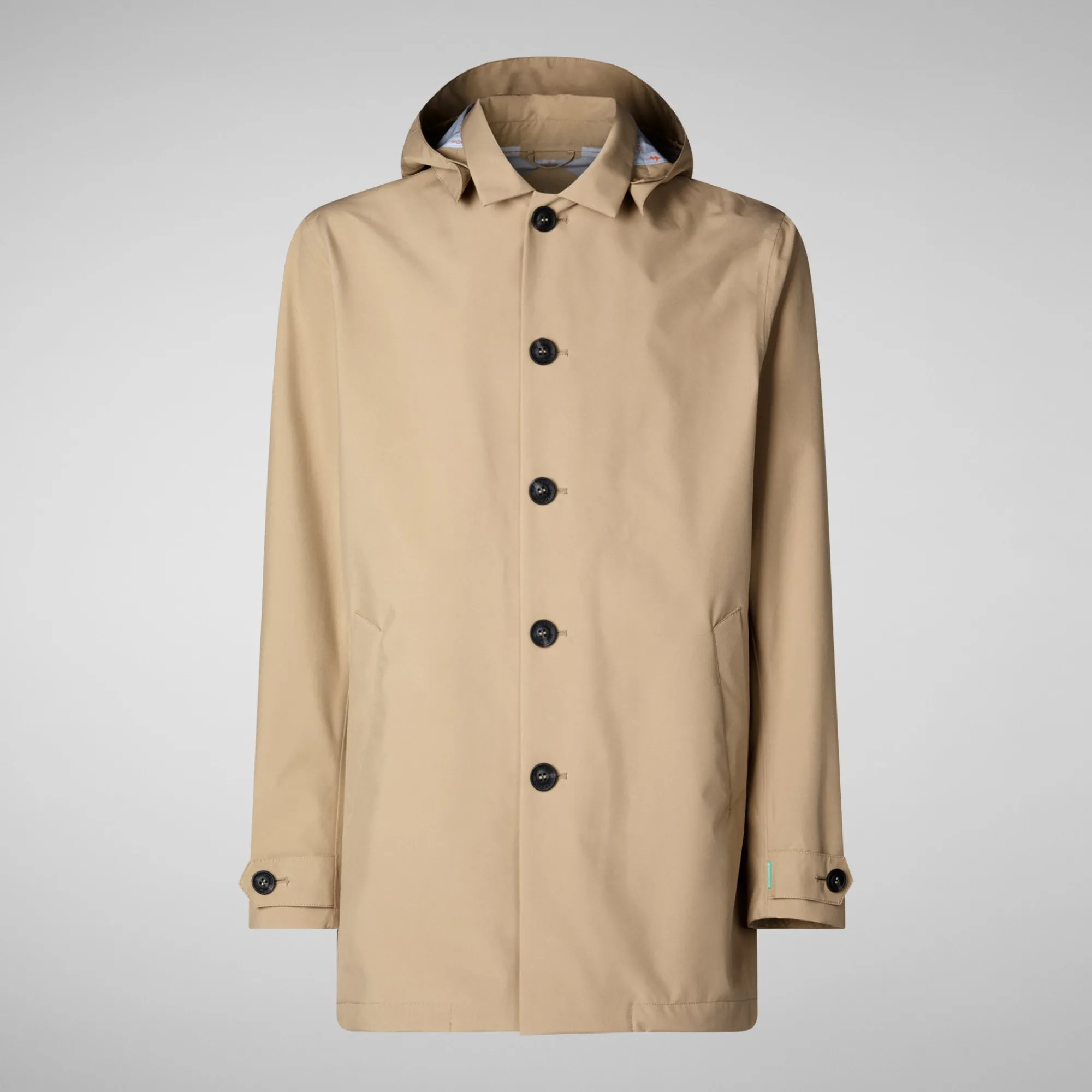 Save The Duck Regenmäntel>Herren-regenjacke Benjamin In Dunkelbeige