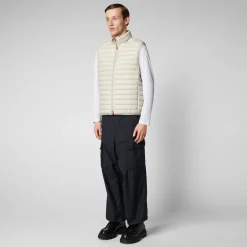Save The Duck Westen>Man's Vest Adam In Hellbeige