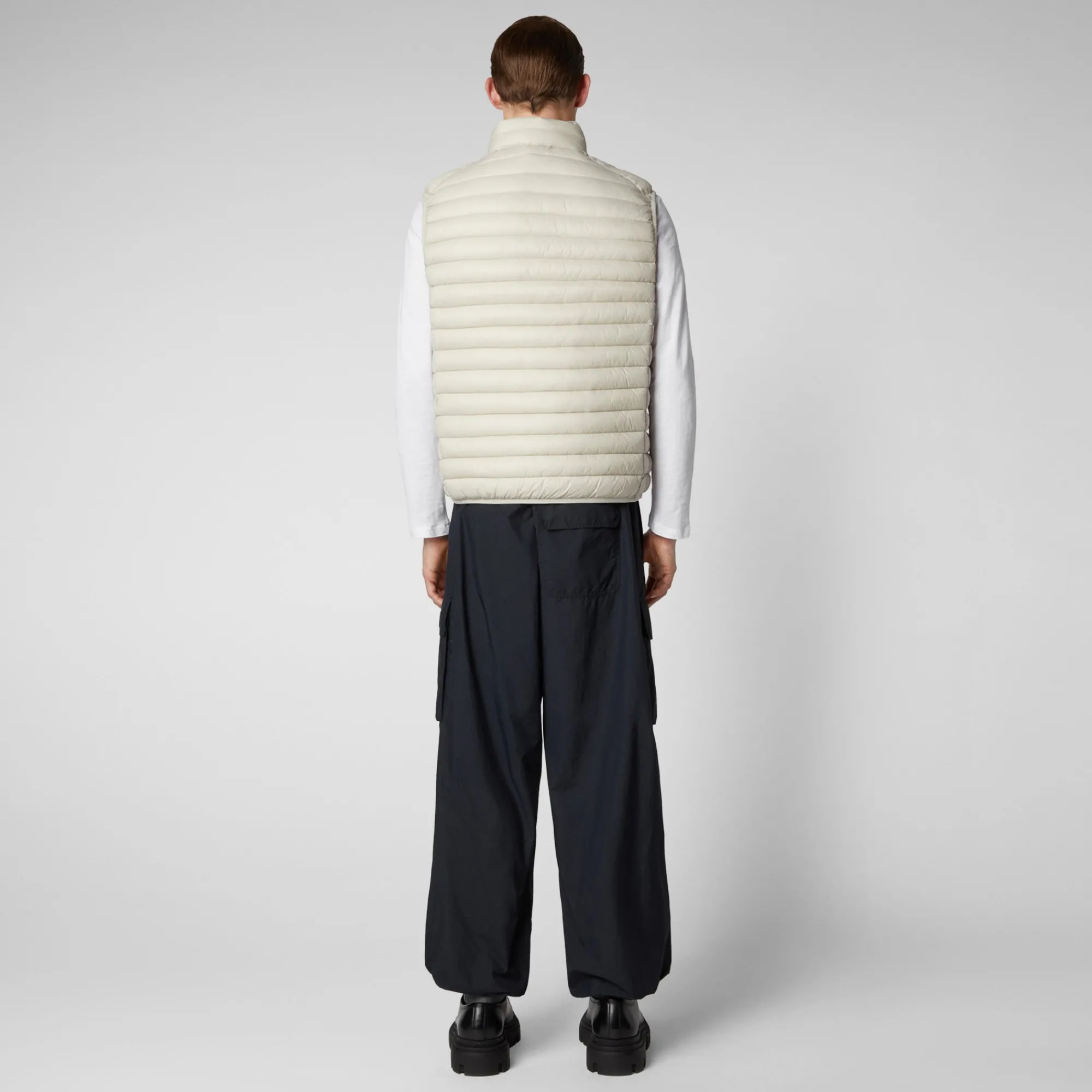 Save The Duck Westen>Man's Vest Adam In Hellbeige