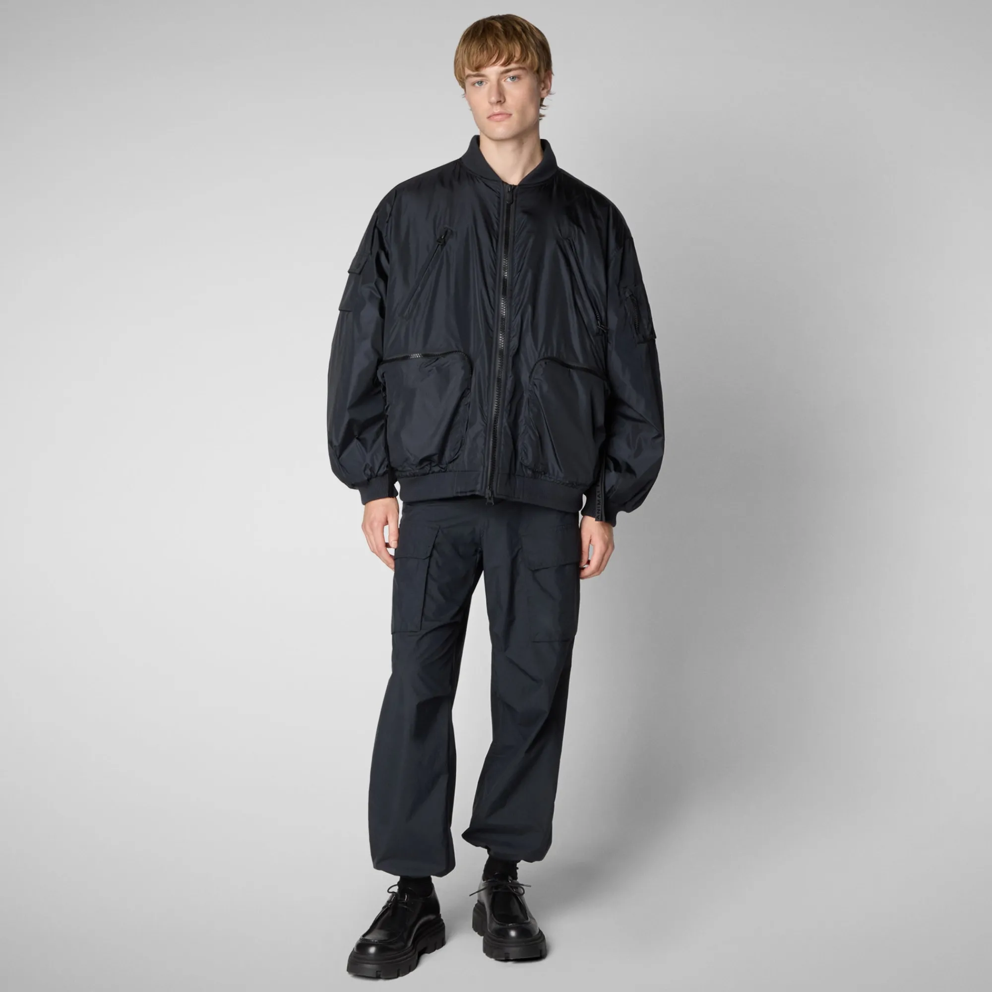 Save The Duck Jacken|Jacken>Unisex-Bomberjacke Usher In Night blue