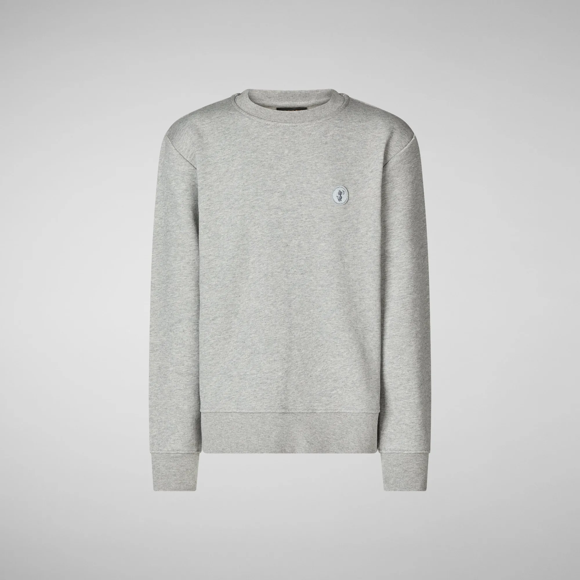 Save The Duck Shirts & Sweatshirts|T-Shirts & Sweatshirts>Unisex-Kinder Sweatshirt Dano In Hellgrau meliert
