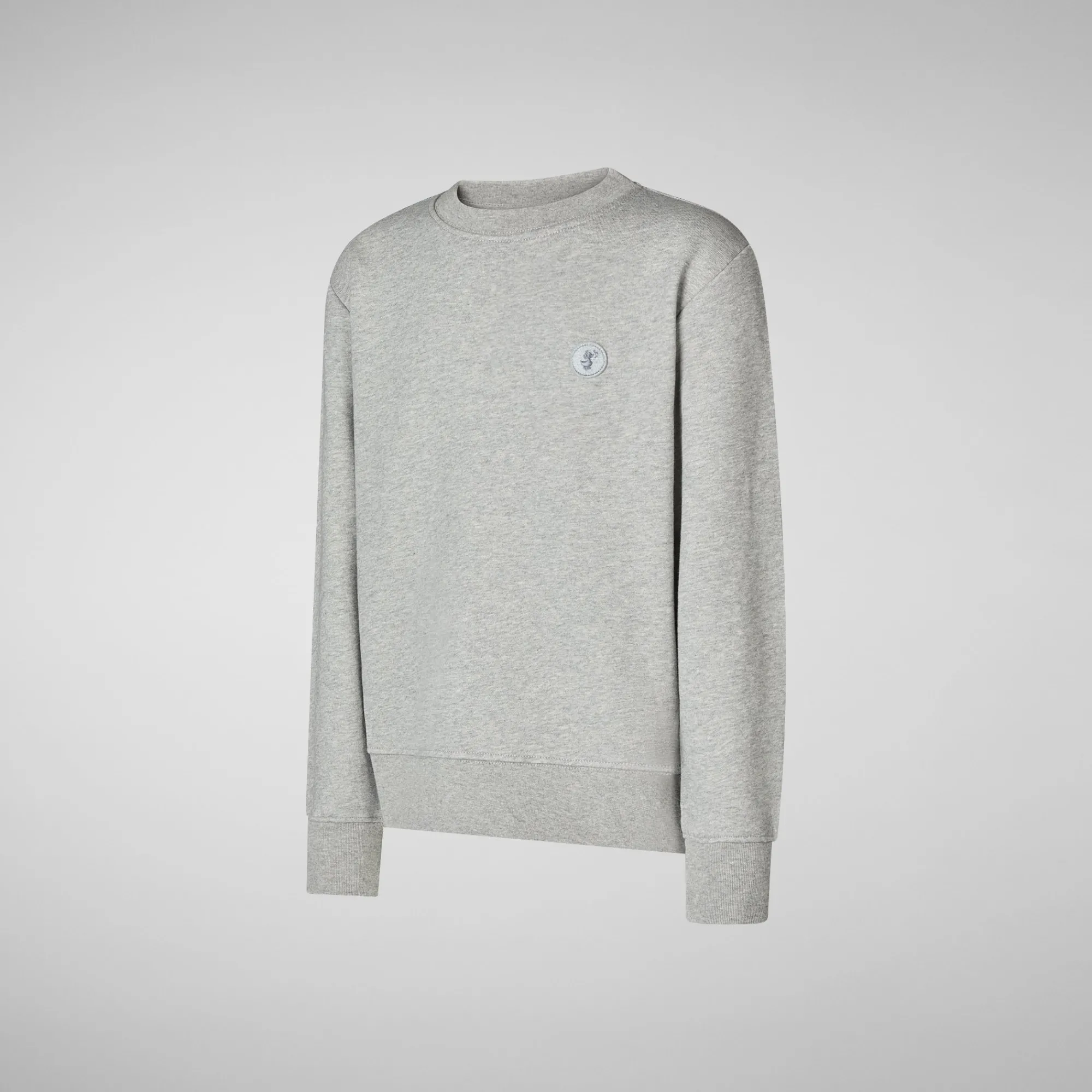 Save The Duck Shirts & Sweatshirts|T-Shirts & Sweatshirts>Unisex-Kinder Sweatshirt Dano In Hellgrau meliert