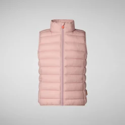 Save The Duck Westen|Westen>Unisex-weste Andy In Blassrosa