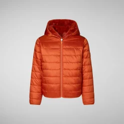 Save The Duck Animal-Free Steppjacken>Wendbare Mädchenjacke Mit Kapuze Chloe In Ahornorange Ahorn orange