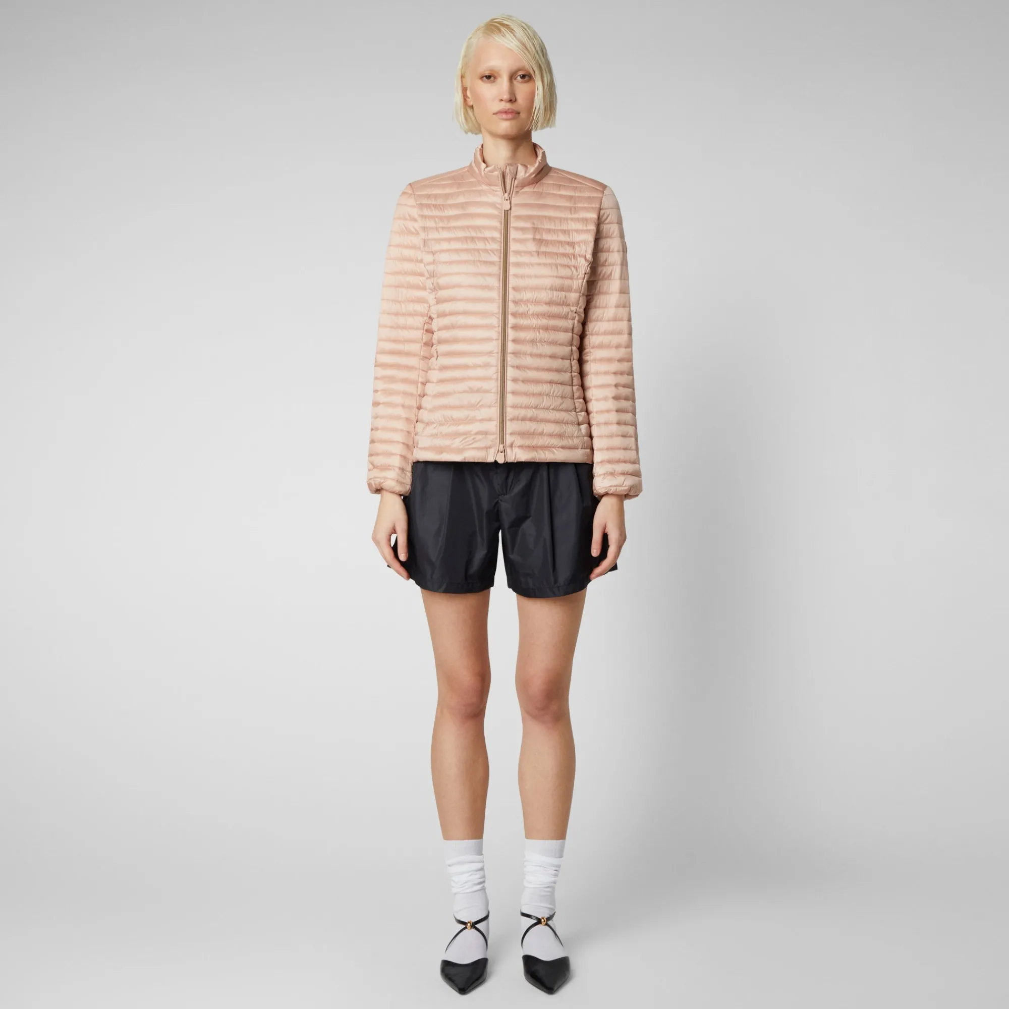 Save The Duck Animal-Free Steppjacken>Woman's Animal Puffer Andreina In Puderrosa